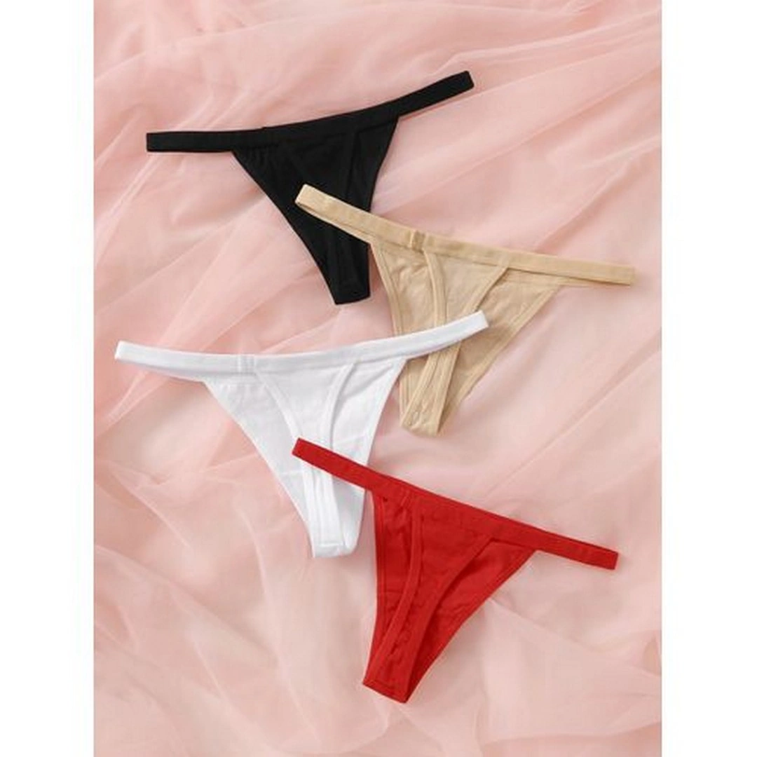 ميسيري بانتي حريمي رفيع قطن - 4 قطع