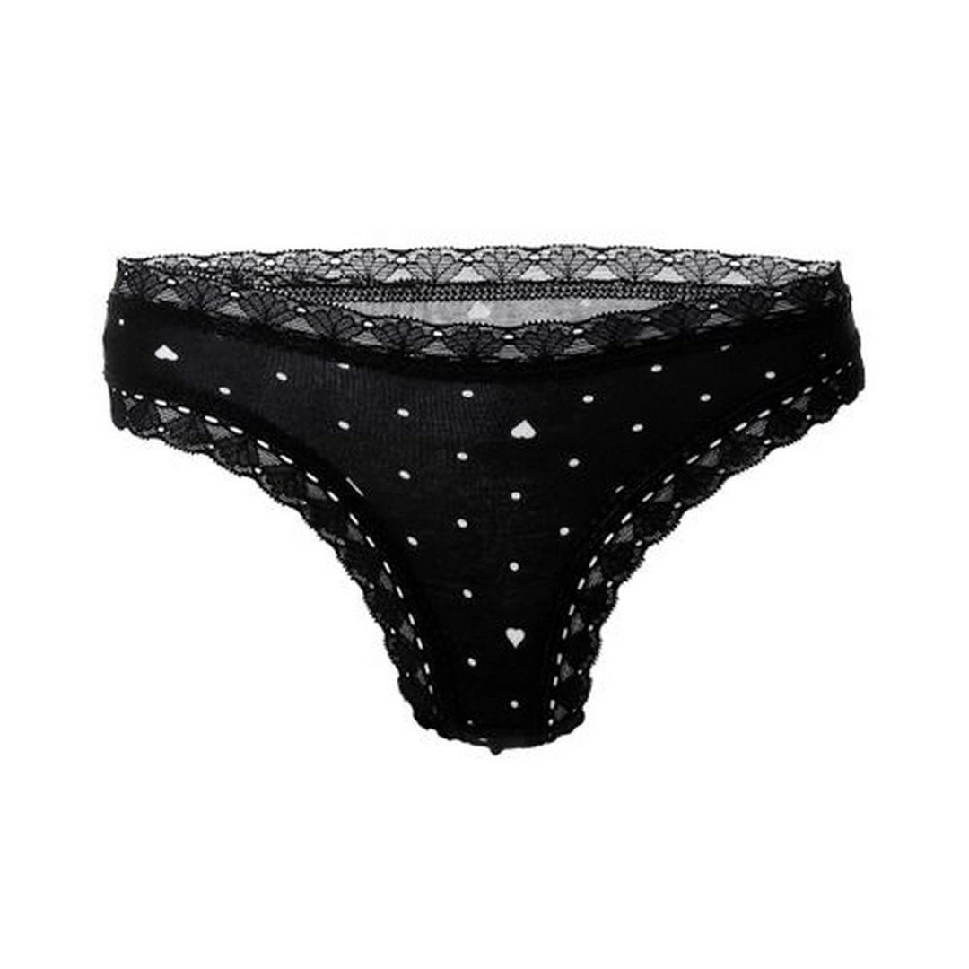 ميسيري أندروير حريمي قطن رفيع منقوش - 3 قطع