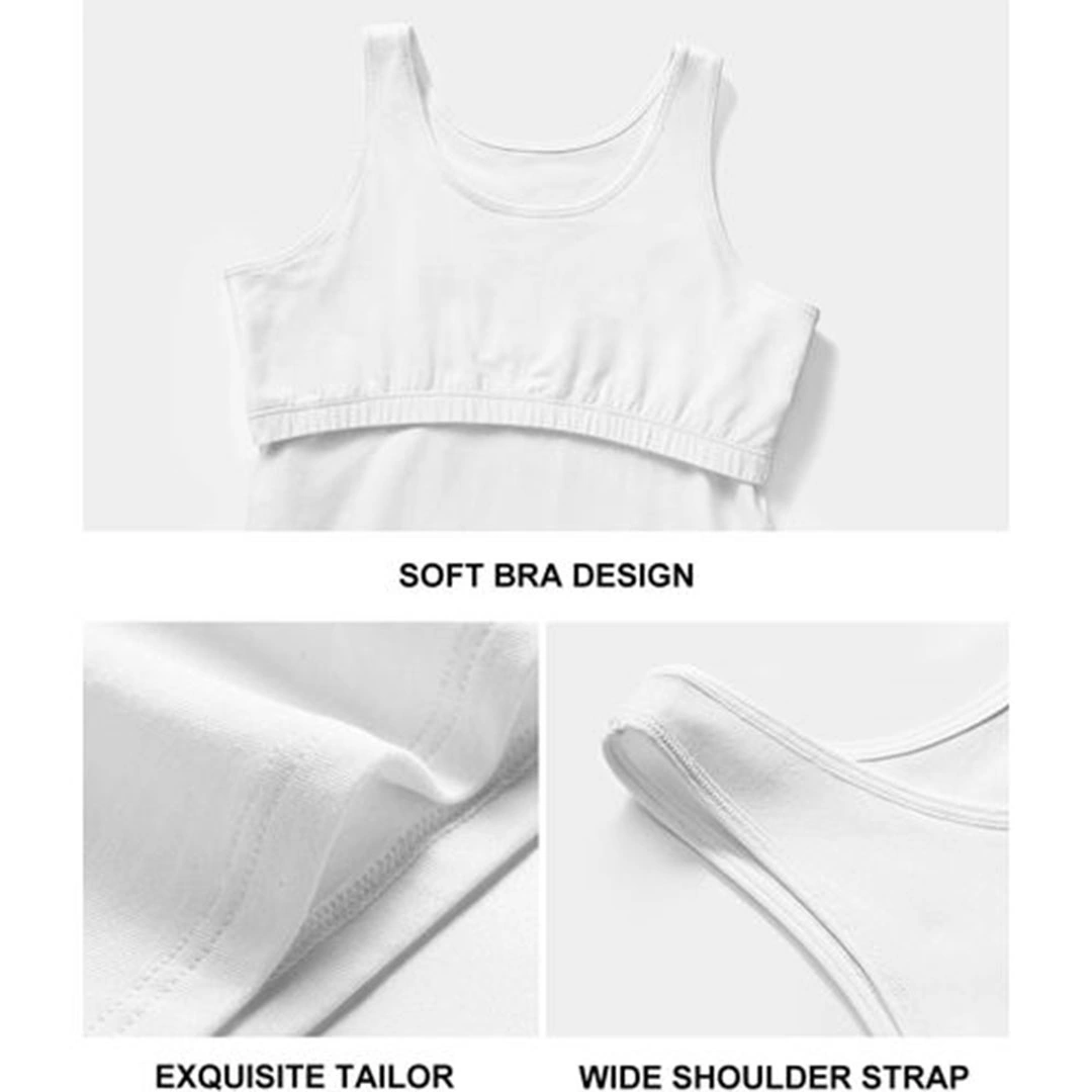 الميسيري قميص بدون أكمام حريمي قطن - 3 قطع