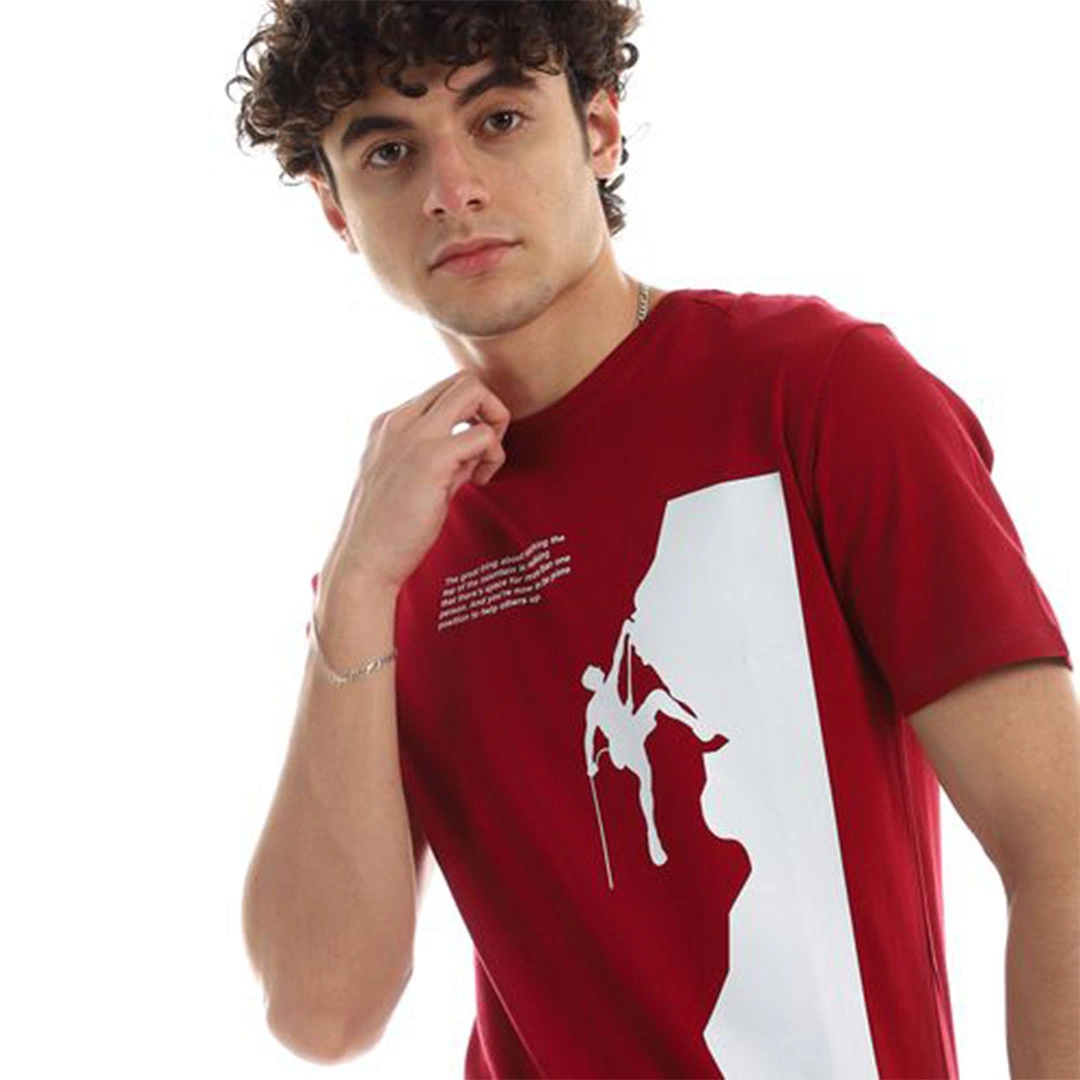 الميسيري تيشيرت رجالي نص كم - نبيتي