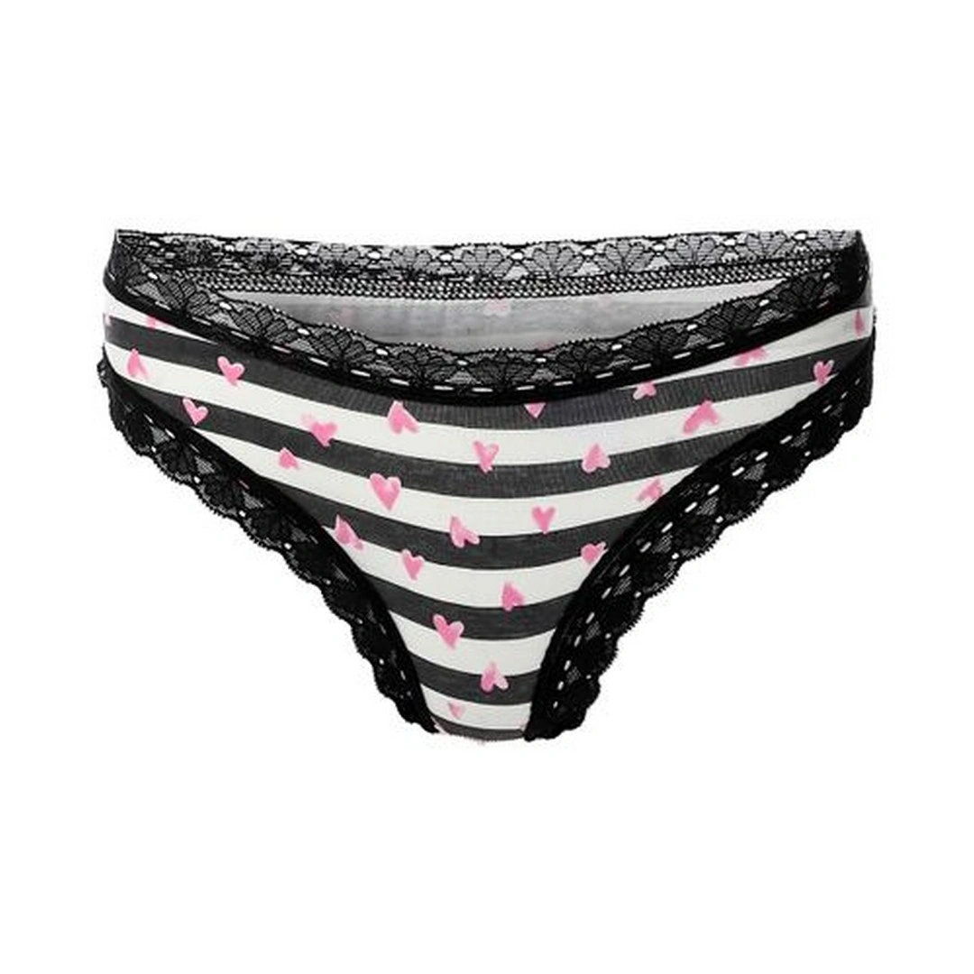 ميسيري أندروير حريمي قطن رفيع منقوش - 3 قطع