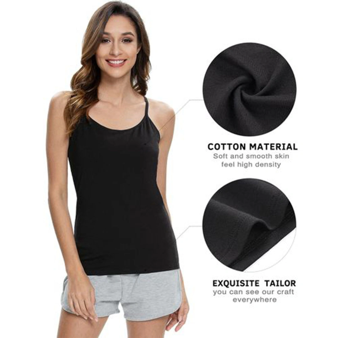 الميسيري توب حمالة صدر قطن حريمي - 3 قطع - ألوان متعددة