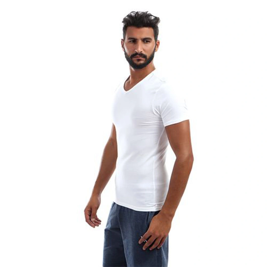 الميسيري تيشيرت رقبة V رجالي قطن - 2 قطعة