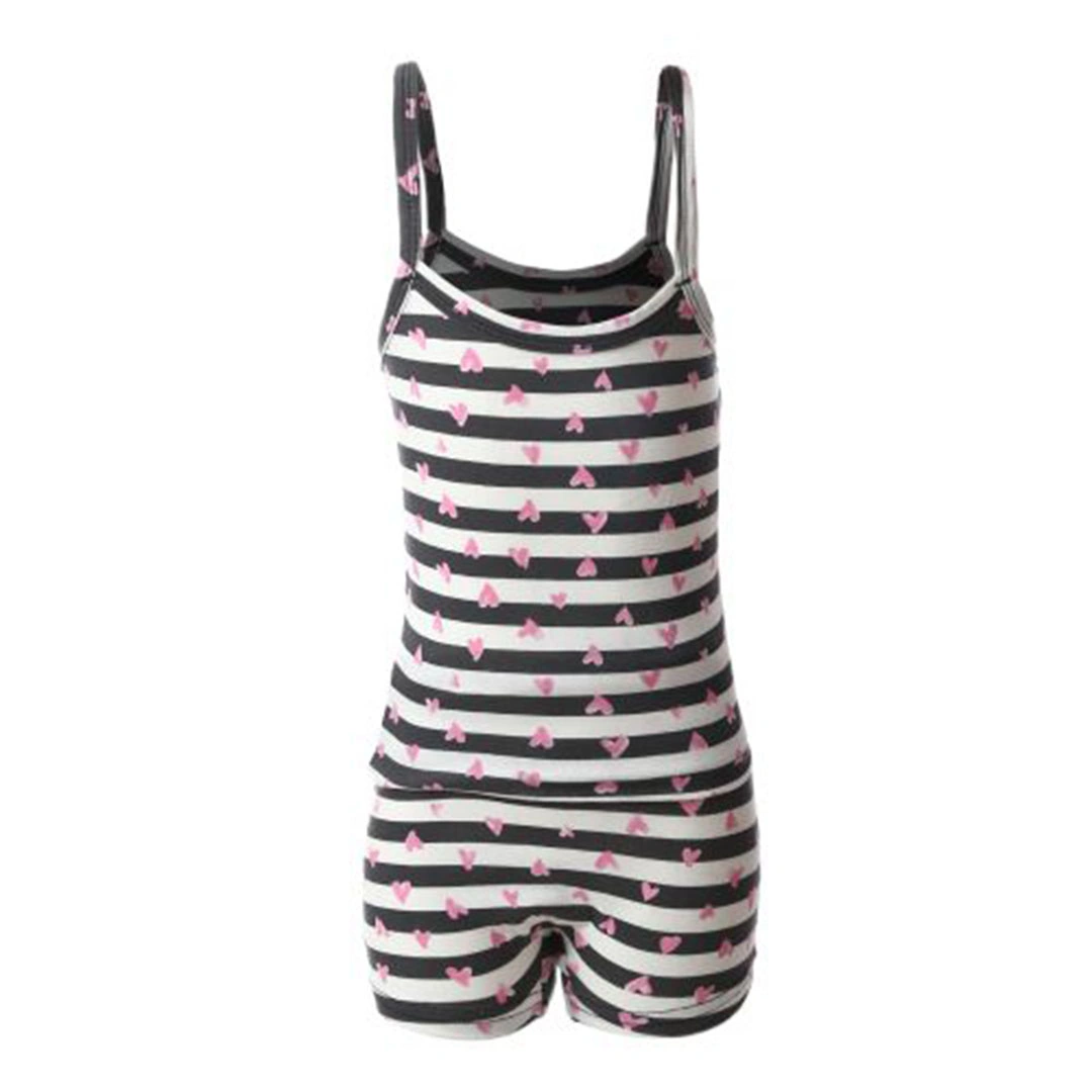 الميسيري طقم شورت وتوب حريمي قطن - 3 قطع