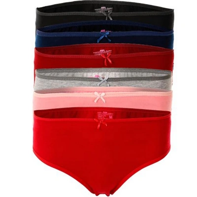 ميسيري بانتي حريمي قطن سادة المسيري - 6 قطع