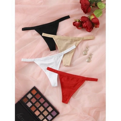 ميسيري بانتي حريمي رفيع قطن - 4 قطع