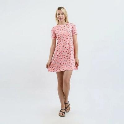 ميسيري قميص نوم حريمي قطن بأكمام قصيرة منقوش - متعدد الألوان