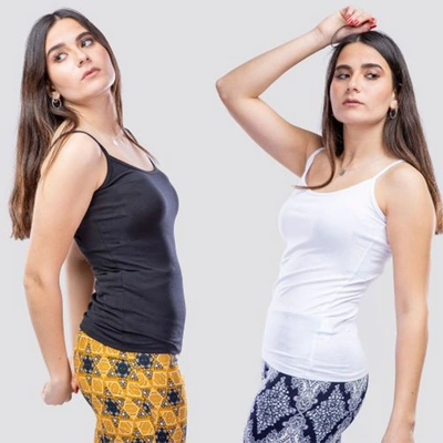 الميسيري فانلة حريمي بناتي قطن - 2 قطعة