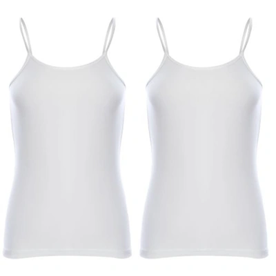 الميسيري توب حريمي اسباجيتي - 2 قطعة - أبيض