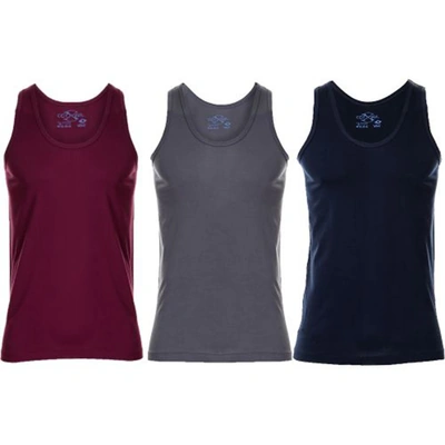 قطونيل فنيلة داخلية قطن رجالي - 3 قطع