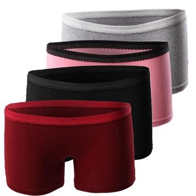 الميسيري شورت داخلي حريمي قطن - 4 قطع