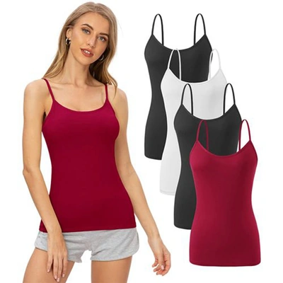 الميسيري توب بناتي قطن سباجيتي - 4 قطع