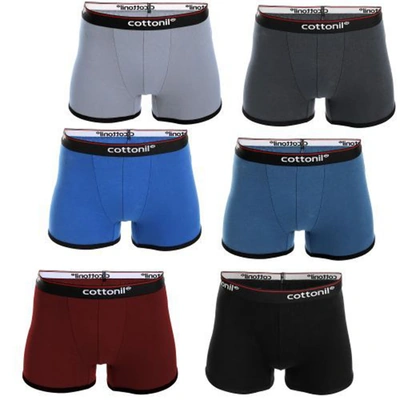 بوكسر رجالي قطونيل قطن - 6 قطع