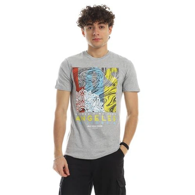 الميسيري تيشيرت رجالي قطن نص كم - رمادي