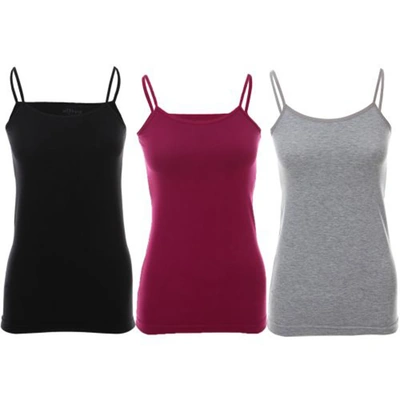 الميسيري توب حريمي اسباجتي - 3 قطع - ألوان متنوعة