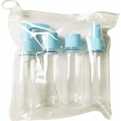 زجاجات بلاستيك للسفر -  4 قطع