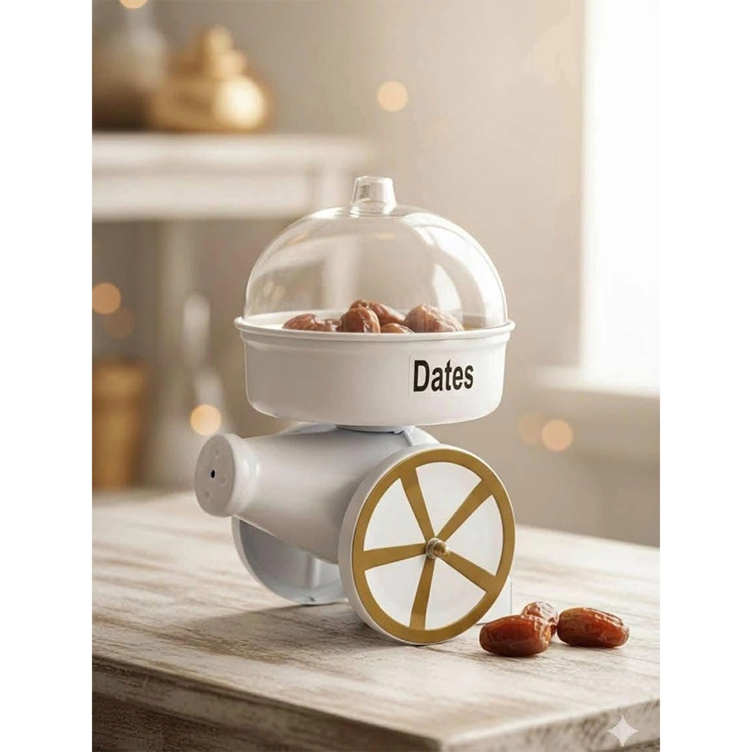 مدفع رمضان للتسالي - 16 سم - أبيض