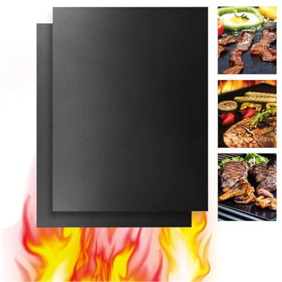 مفرش شواء غير لاصق للفرن والشوايات - قطعتين