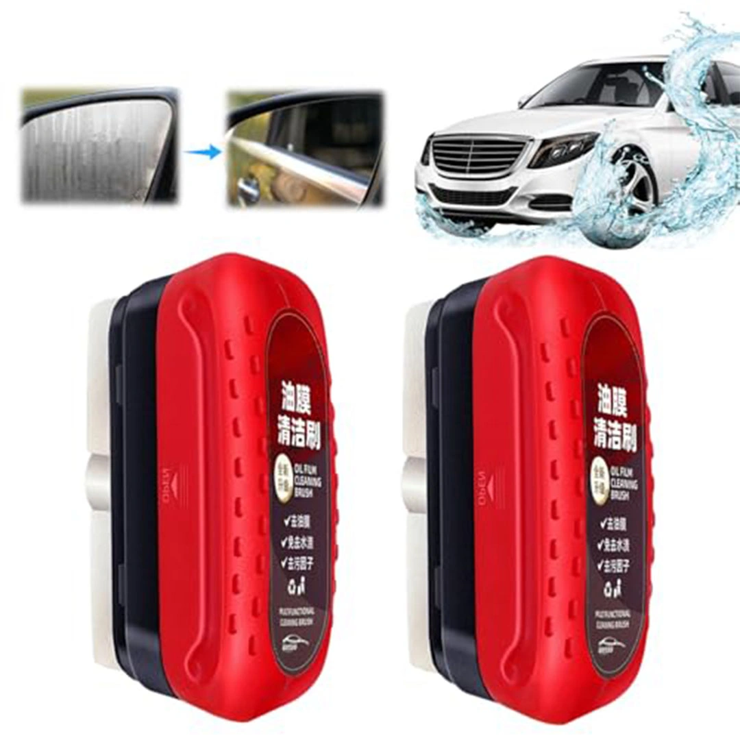 فرشاة تنظيف متعددة الوظائف لإزالة الزيت والأوساخ من زجاج السيارة
