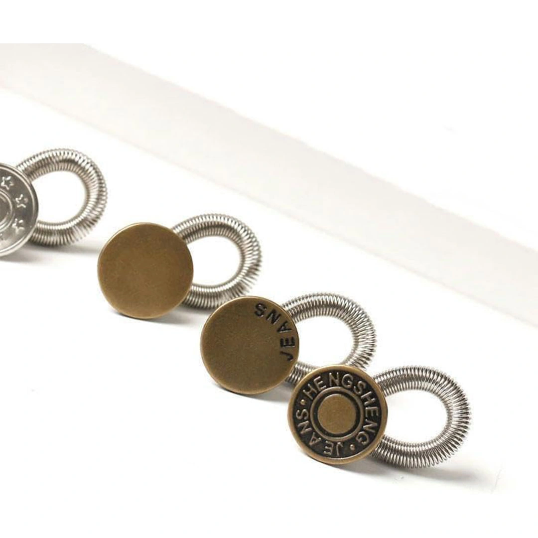 أزرار موسعة لحزام الخصر للجينز والياقات والأساور والأكمام - 6 قطع