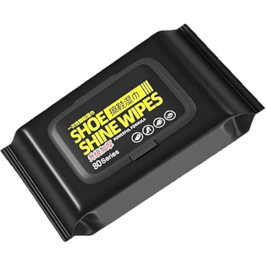 مناديل تنظيف وتلميع الأحذية - 80 منديل
