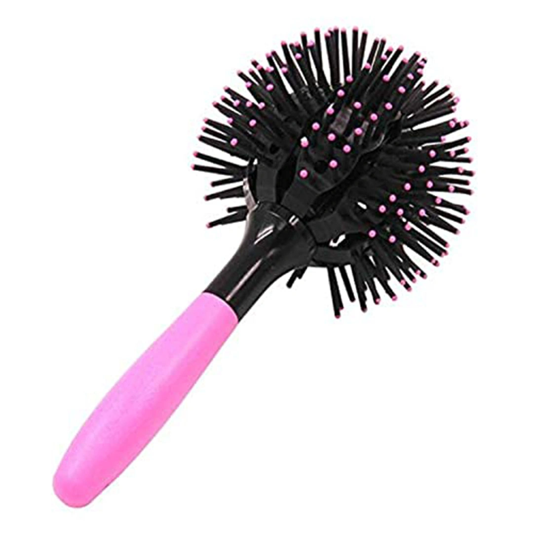 فرشاة الشعر الكيرلي ثلاثية الأبعاد 360 درجة