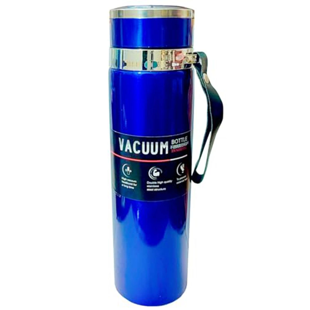 زجاجة مياه استانلس ستيل عازلة - 1 لتر - أزرق