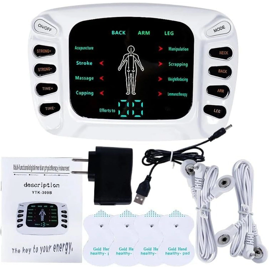 جهاز تدليك كهربائي لتخفيف الآلام - أبيض