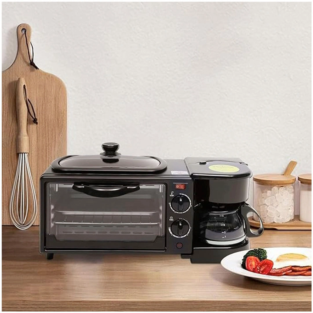 محضر فطار 3*1 - 1200 وات - أسود