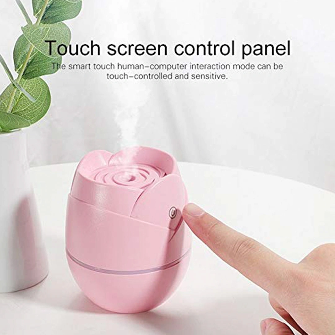 مرطب هواء منزلي 200 مللي - USB - وردي