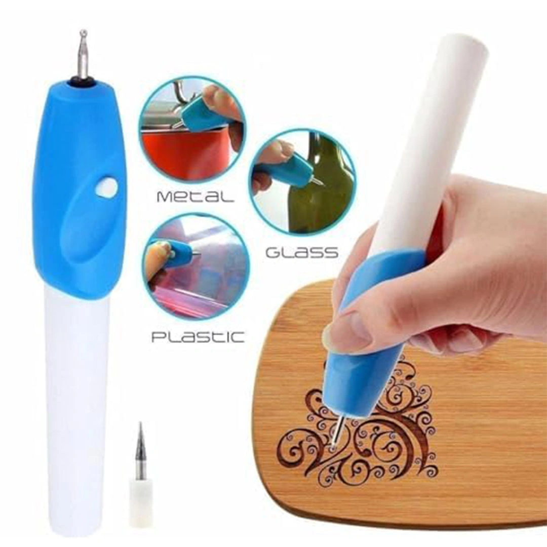 قلم نحت وحفر كهربائي للمجوهرات والزجاج والخشب