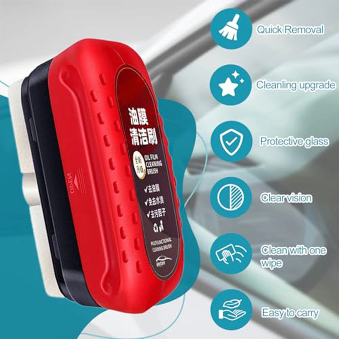 فرشاة تنظيف متعددة الوظائف لإزالة الزيت والأوساخ من زجاج السيارة