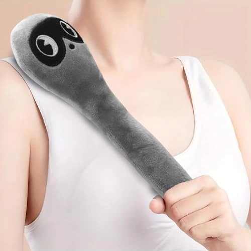 مطرقة كروية للتدليك الكتف والظهر والرقبة - رمادي