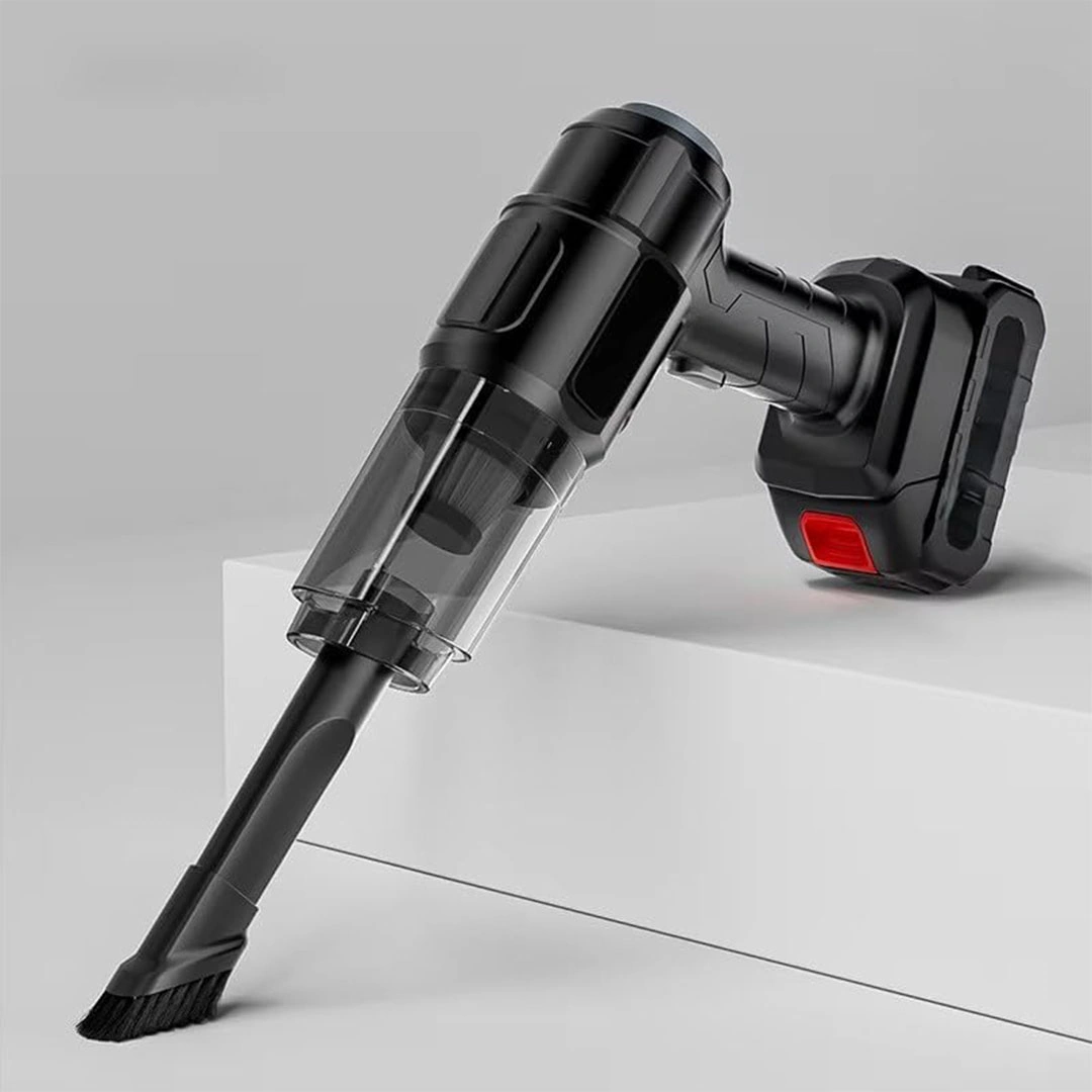 مكنسة كهربائية محمولة لاسلكية - بطارية ليثيوم - أسود