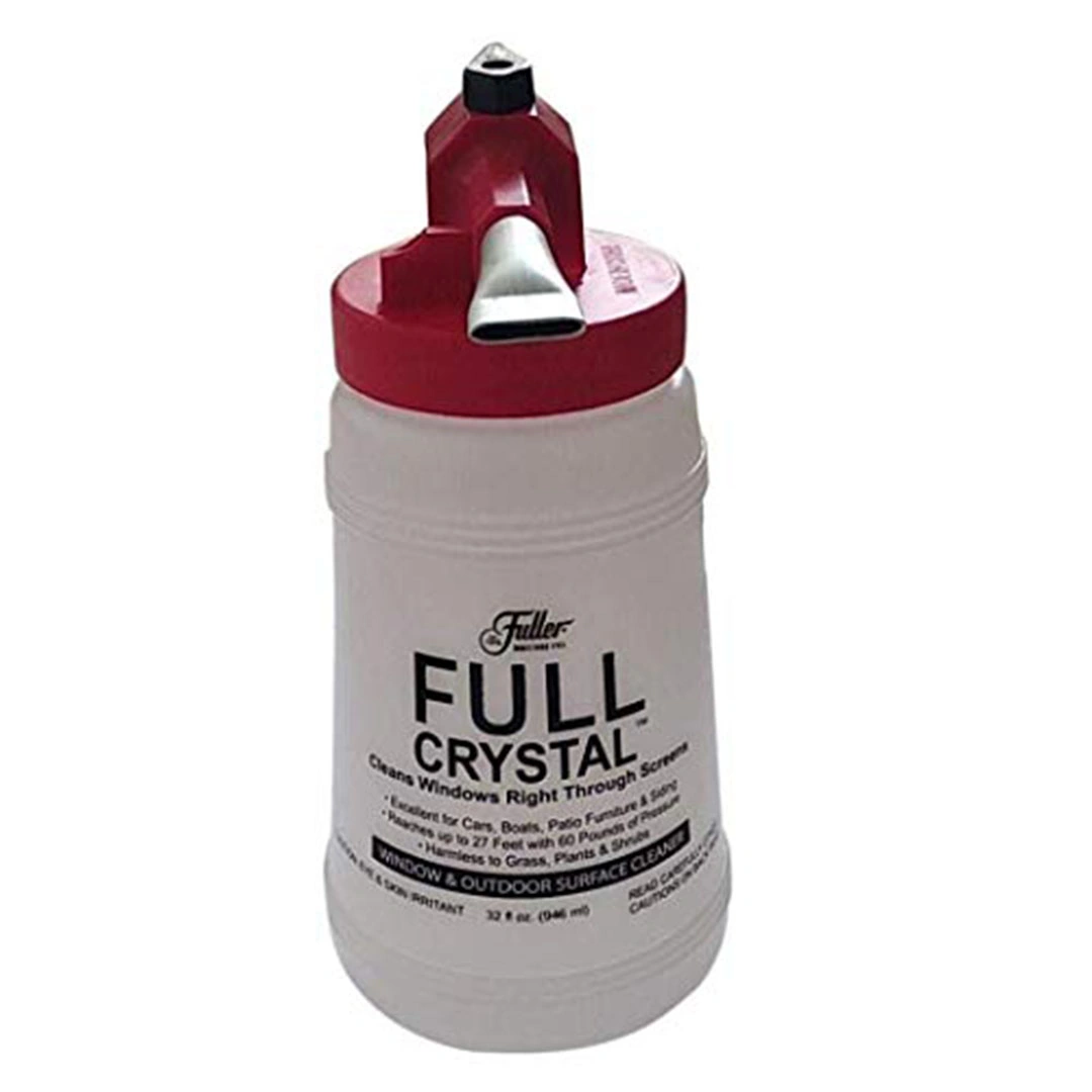 أداة تنظيف زجاج خارجية مع مسحوق كريستال