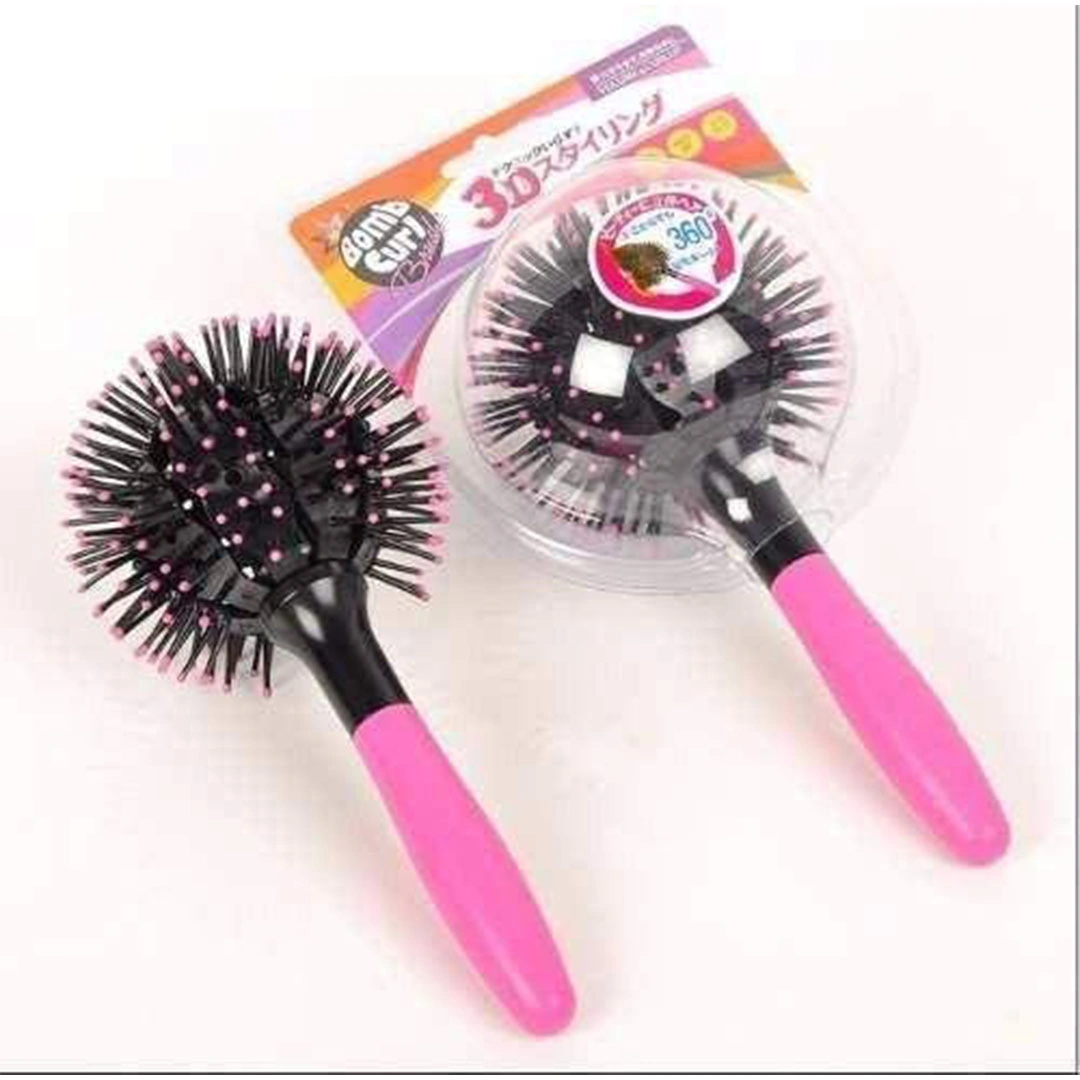 فرشاة الشعر الكيرلي ثلاثية الأبعاد 360 درجة