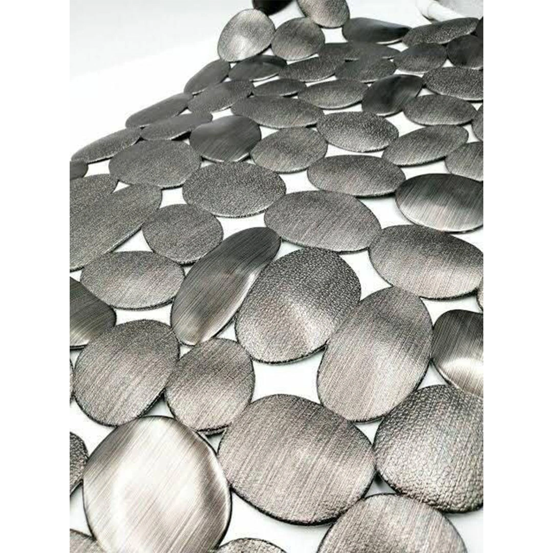 دواسة حمام على شكل صدف - رمادي - 70*35