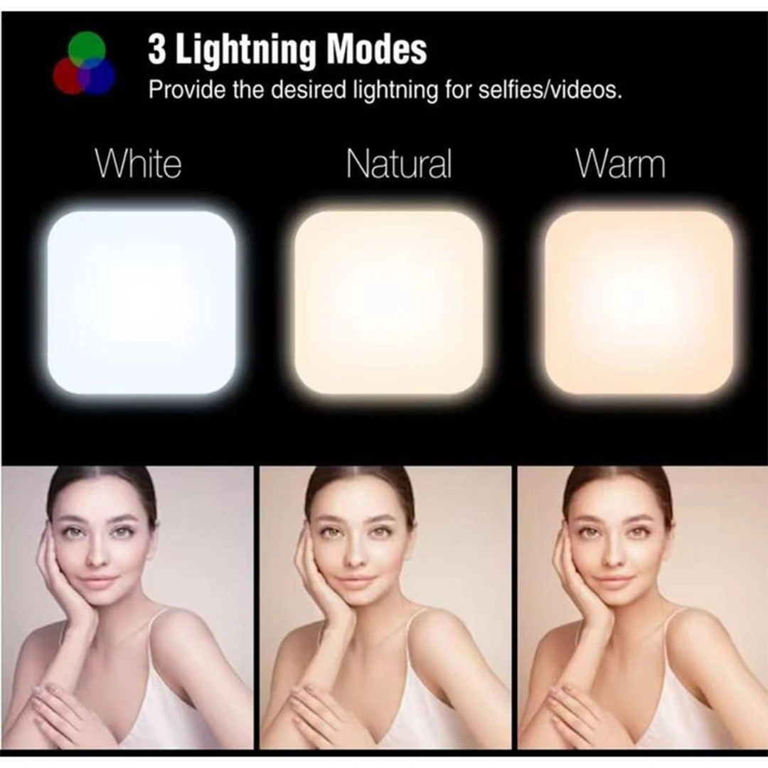 كشاف سيلفي للكاميرا واللاب توب