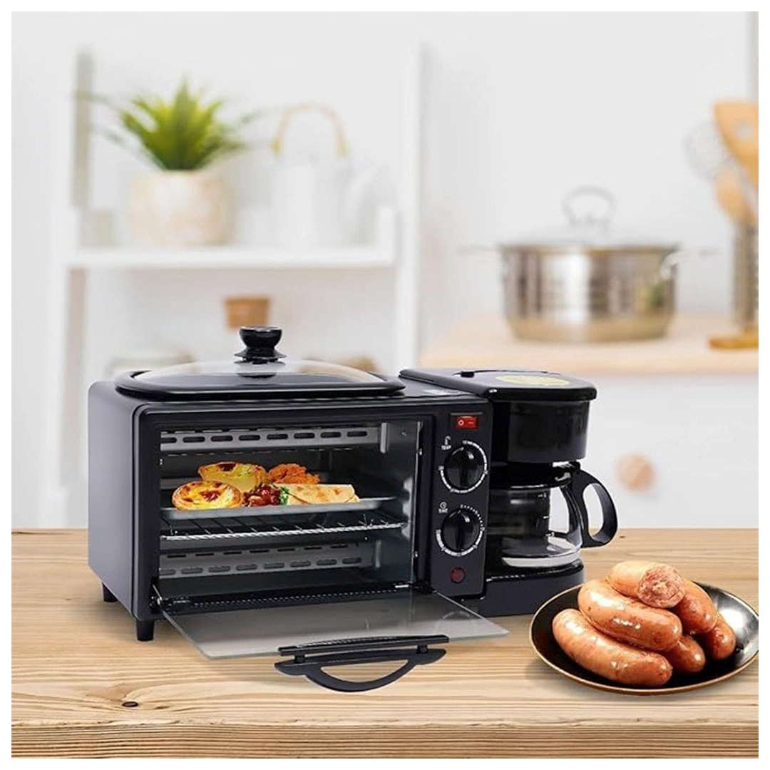 محضر فطار 3*1 - 1200 وات - أسود