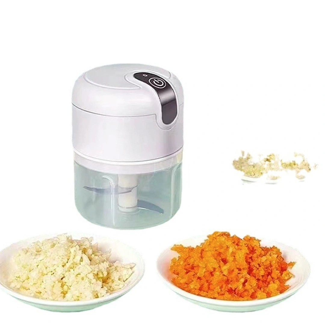 مفرمة ثوم كهربائية صغيرة قابلة لإعادة الشحن - 250 مللي