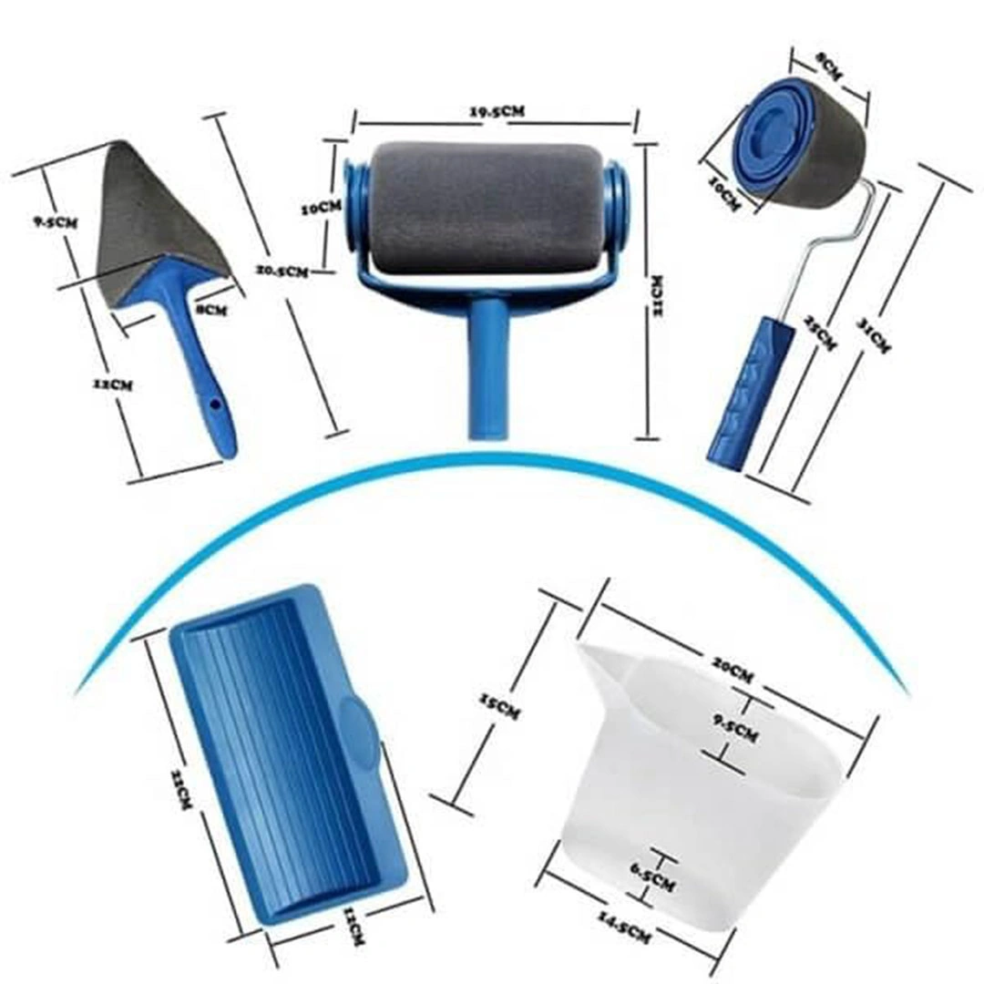 رولة تلوين مزودة بخزان