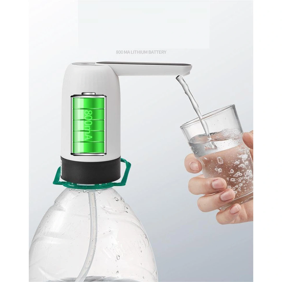 مضخة مياه أوتوماتيكية لاسلكية - أبيض/أسود