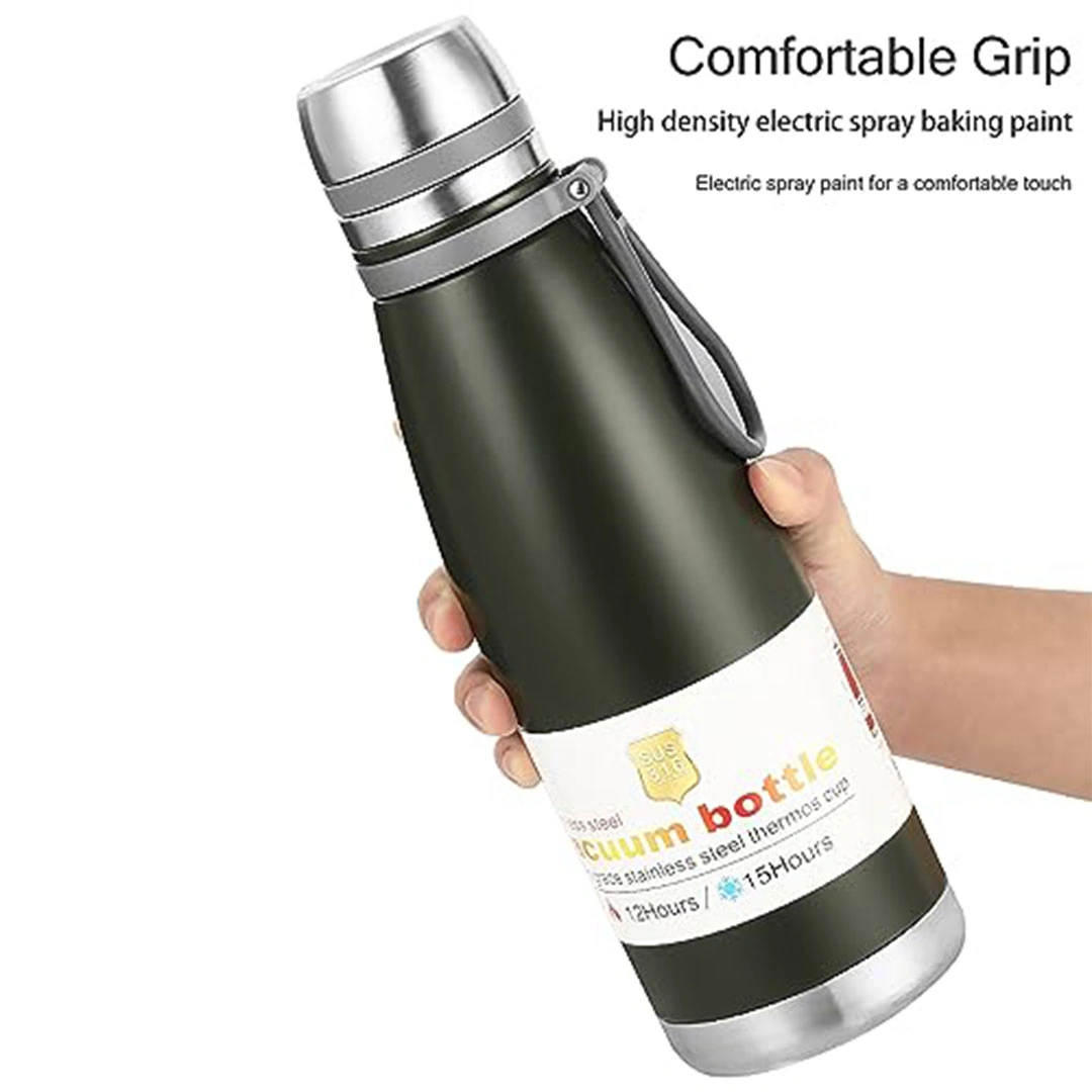 زجاجة مياه استانلس ستيل عازلة بارد و ساخن - 880 مل - أخضر