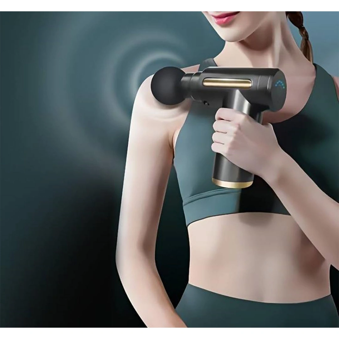 مسدس تدليك لتخفيف الالام - أحمر