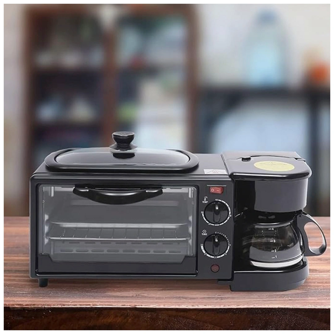 محضر فطار 3*1 - 1200 وات - أسود