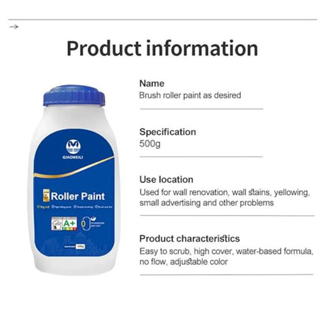 رول الدهان لإصلاح وتجديد الحوائط - 500 جم – أبيض