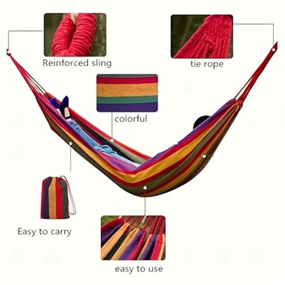 هاموك قماشي فردي - متعدد الألوان