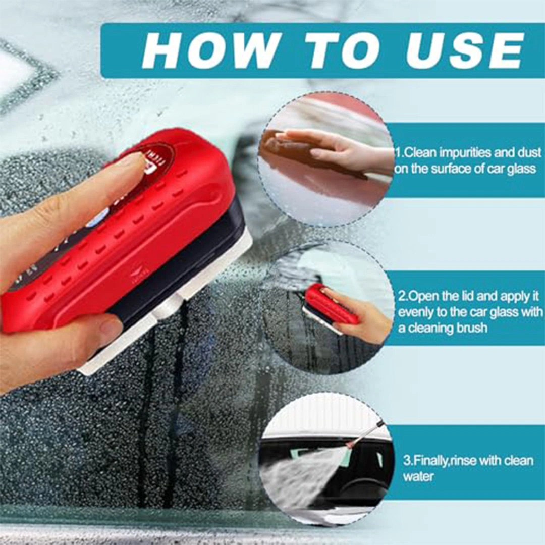 فرشاة تنظيف متعددة الوظائف لإزالة الزيت والأوساخ من زجاج السيارة