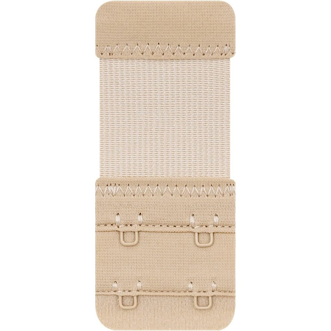 تمديد شريط حمالة الصدر بخطافين - 3 قطع - أبيض/أسود/بيج