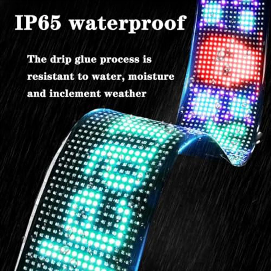 لوحة ليد للسيارة قابلة للبرمجة